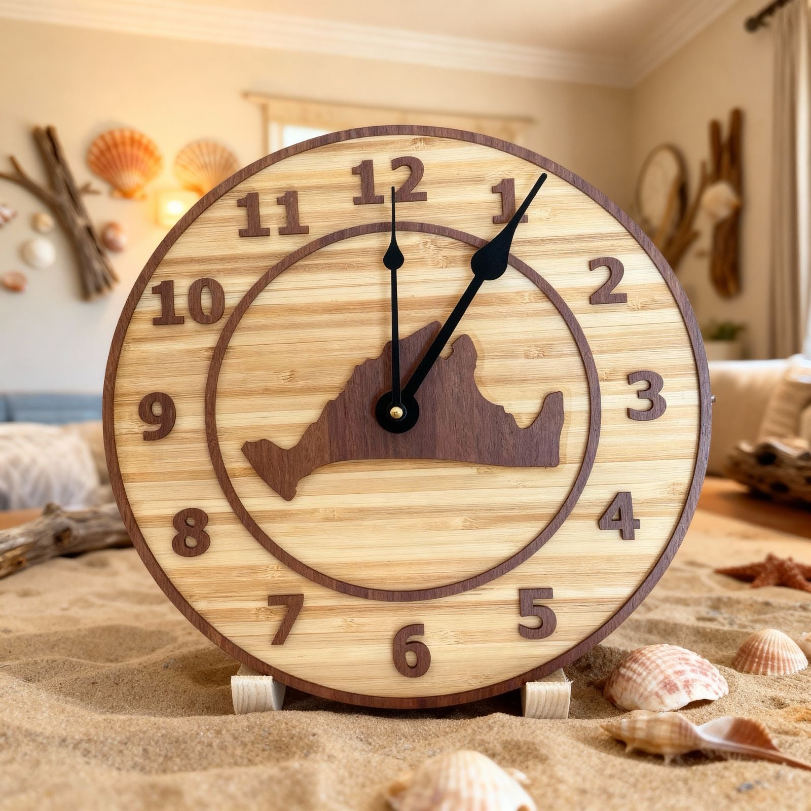 Handcrafted Wooden Clock – Tradewinds MV