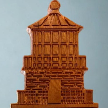 Martha's Vineyard Gay Head Lighthouse phone stand close up
